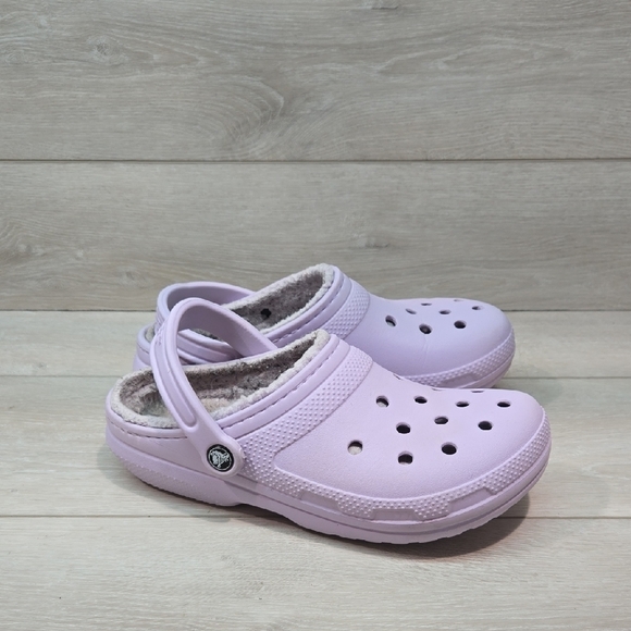 Crocs Women Clogs with Fleece Lining Shoes Sz 8 - Picture 1 of 11
